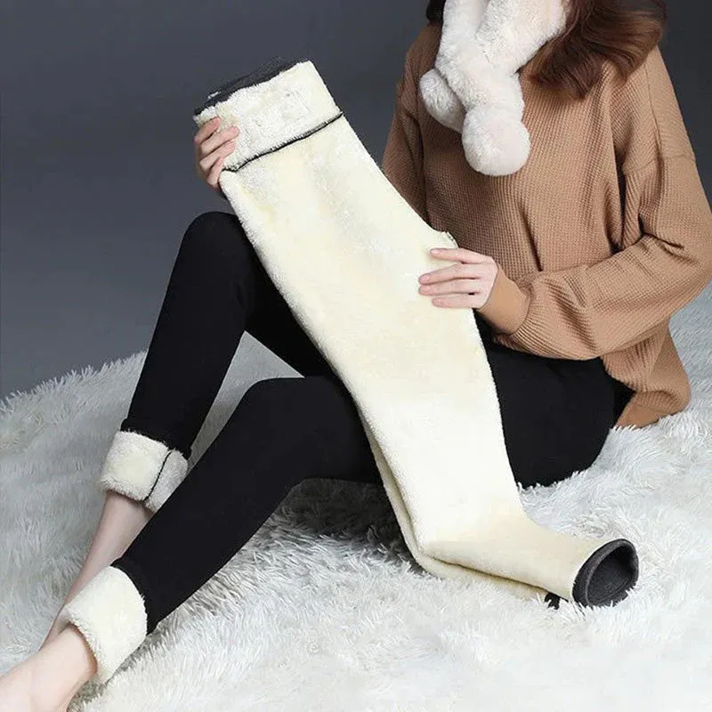 Lambskin Winter Leggings - cozy and warm